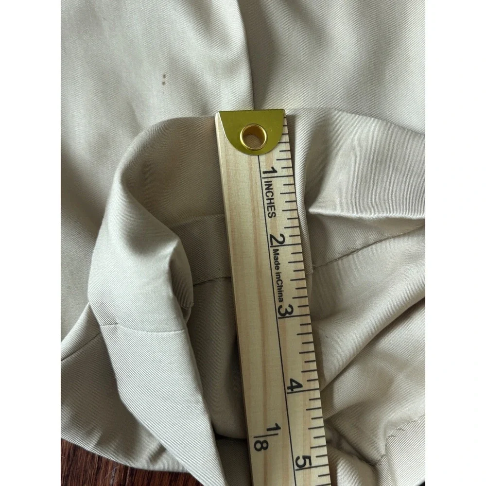Brooks Brothers Mens 2 Piece Cotton Suit Tan Khaki 40R 34W